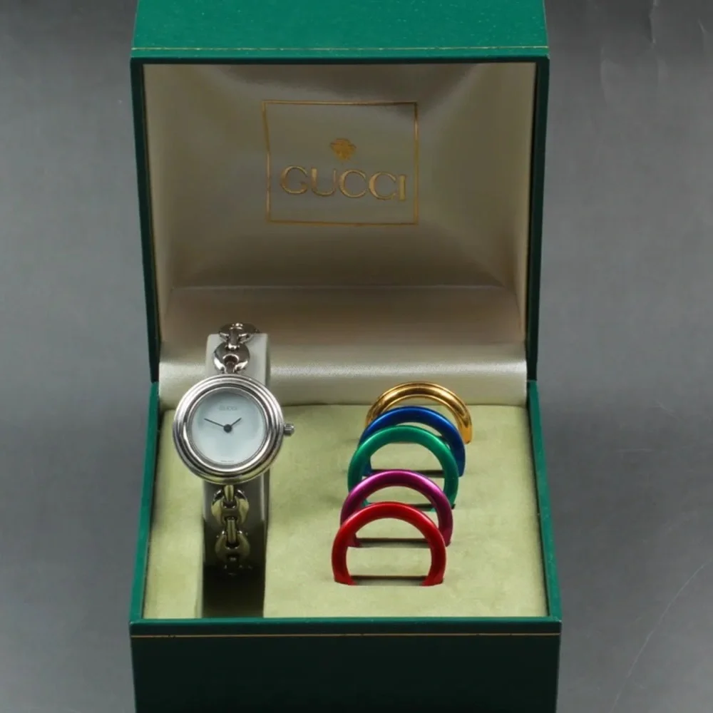 Gucci Silver Bracelet Watch Collectible